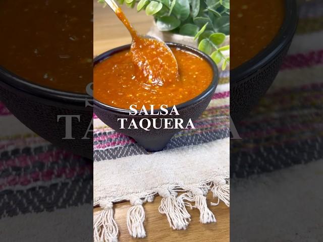 Como Preparar una Rica SALSA TAQUERA#comida #recetas #short