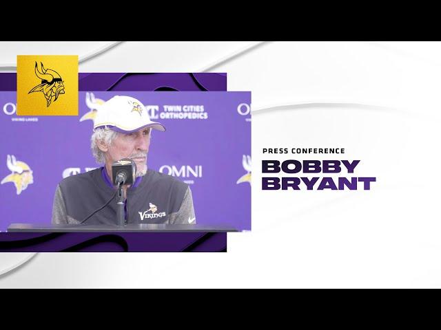 Vikings Legend and 2024 Ring of Honor Inductee Bobby Bryant Addresses The Media