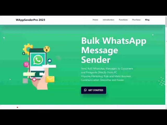 WAppSenderPro--Manage multiple numbers to automatically send messages/Improve Marketing Role