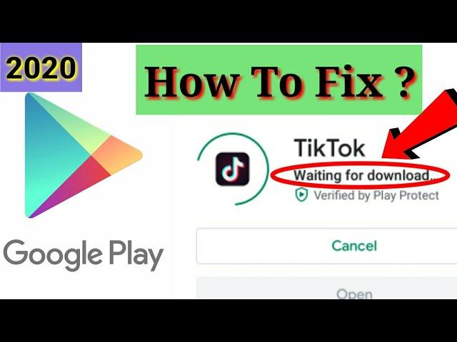 Waiting for download Google play Store problem solve |  How to Fix waiting for download problem