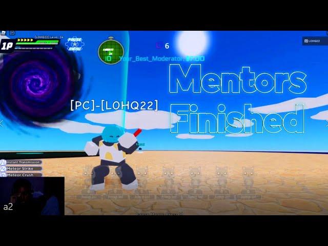 [ROBLOX DRAGON BALL SUPER 3] MENTORS DONE