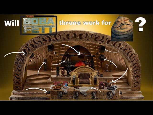 A Breakdown of the upcoming Boba Fett/ Bib Fortuna/ Jabba the Hutt Throne Hasbro Playset