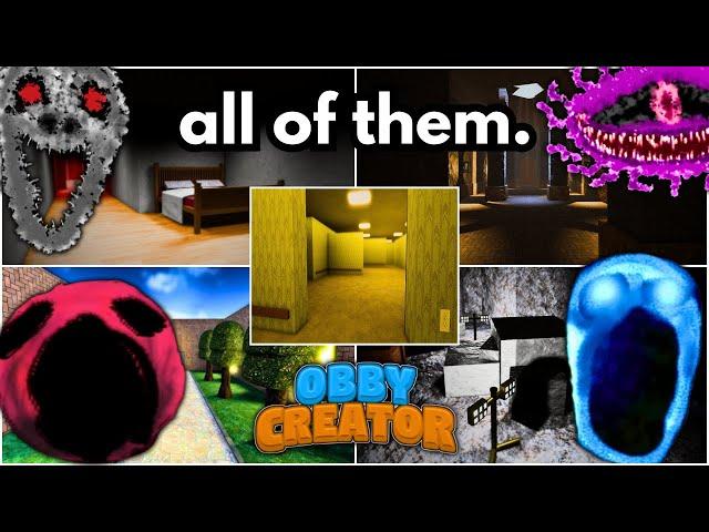 I Made 5 Obby Creator Horror Games (ALL GAMES)