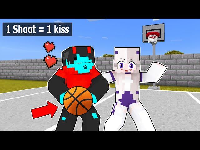 Playing BASKETBALL with CRUSH in Minecraft!