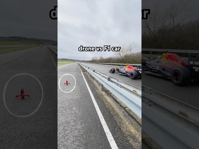 Drone vs F1 Car Drag Race 