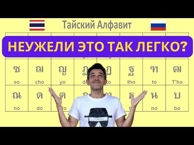 Реально очень легкий способ выучить тайский алфавит! Мнемоническая сказка из букв с ассоциациями!