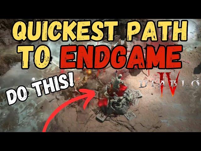 The BEST Endgame Routine to Do After the Diablo 4 Campaign: FASTEST Path to World Tier 4