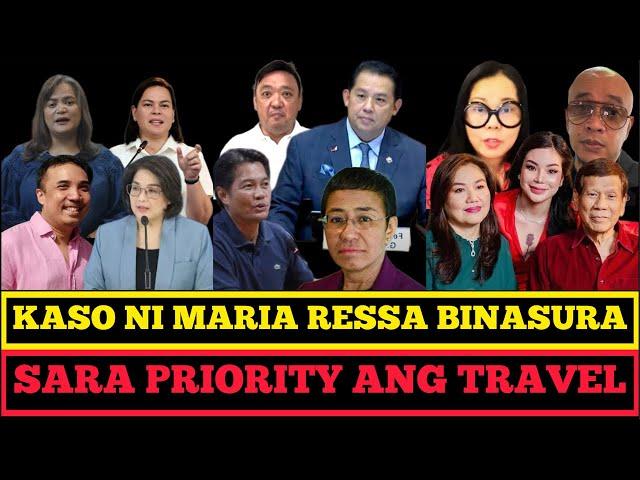 Kent Garcia is live! VP SARA DUTERTE PRIORITY ANG TRAVEL! MARIA RESSA BINASURA ANG KINASO NI DIGONG?