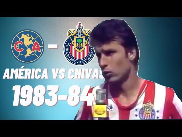 ENTREVISTA EN UN AMÉRICA VS CHIVAS DE 1984 | Roberto Gómez Junco