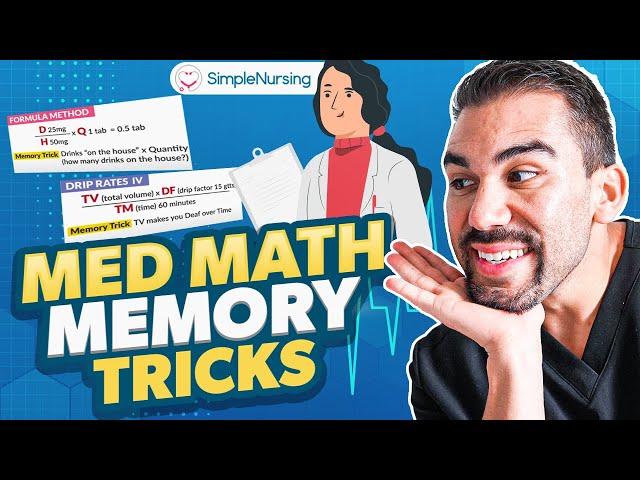 Med Math Nursing Memory Tricks & Tips | Fundamentals of Nursing Made EASY