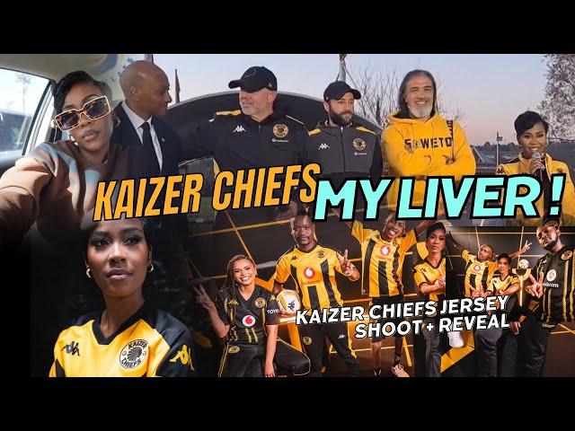 Kaizer Chiefs MY LIVER ! ️| Jersey Shoot + MC for Launch VLOG