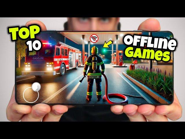 Top 10 OFFLINE GAMES for Android & IOS 2024 | NEW OFFLINE GAMES 4K