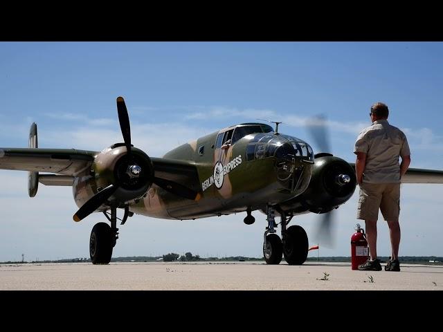 B-25 Berlin Express Engine Start