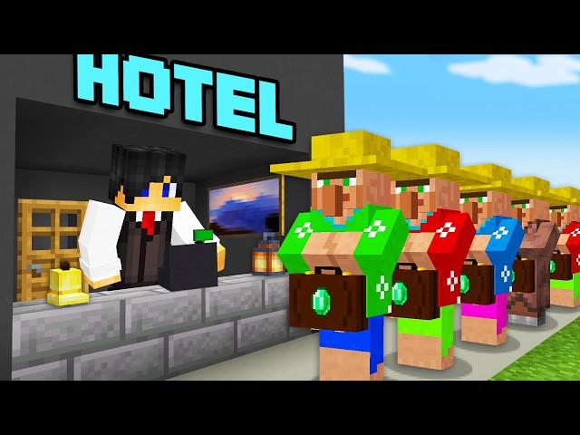 Minecraft but I Open a Hotel!