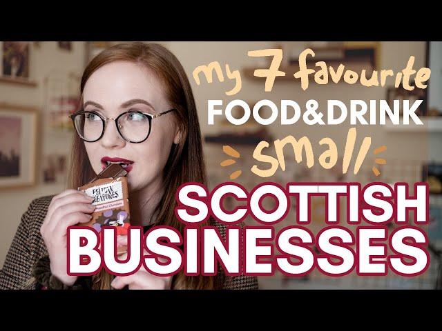 7 awesome LOCAL food & drink SMALL BUSINESSES to support in SCOTLAND!