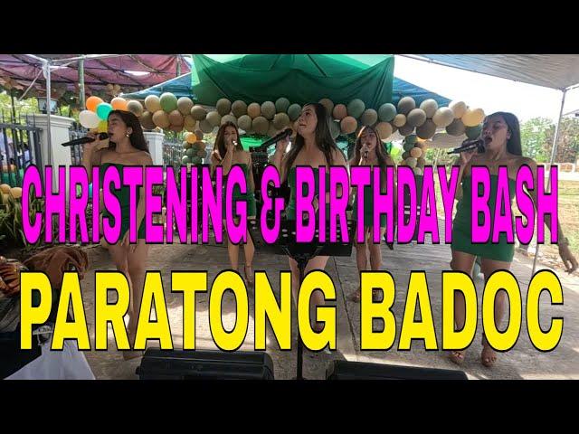 Christening and Birthday Bash at Brgy Saud, Paratong Badoc