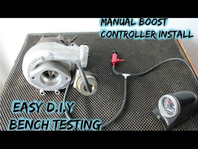 Manual Boost Controller Install (part 2 internal actuator)