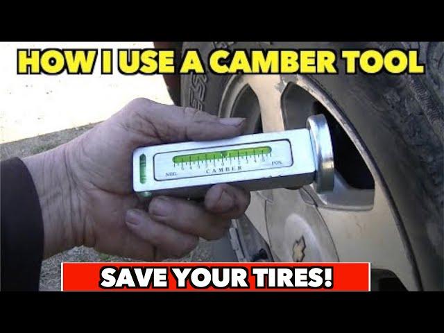 $13.50 Camber Tool....How I use it to get better steering, longer tire life.