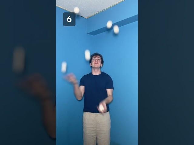 Can I juggle 9 balls? #talent #cool