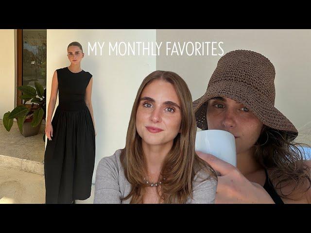 my monthly favorites | skincare that saved my skin, fashion staples, makeup must haves and more