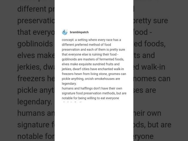 A Goblin Tumblr Post