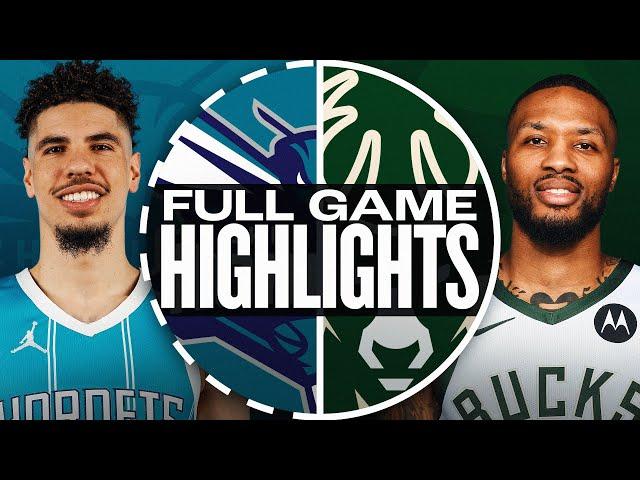 HORNETS at BUCKS | FULL GAME HIGHLIGHTS | November 23, 2024