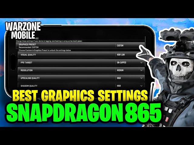 Optimal Warzone Mobile Graphics Settings For Snapdragon 865 – Smooth Gameplay Guide!