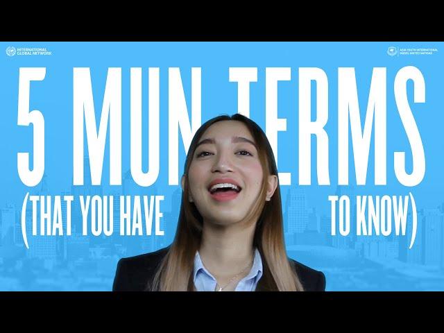 5 Model United Nations Terms That YOU Have to KNOW | MUN Academy | Eps  6