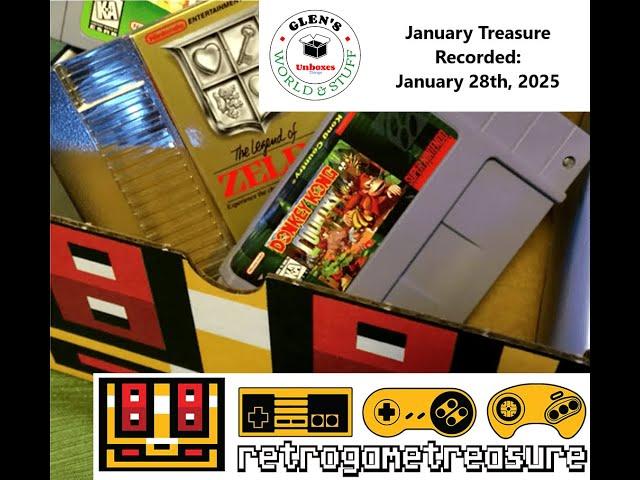 January 2025 Retro Game Treasure Box!