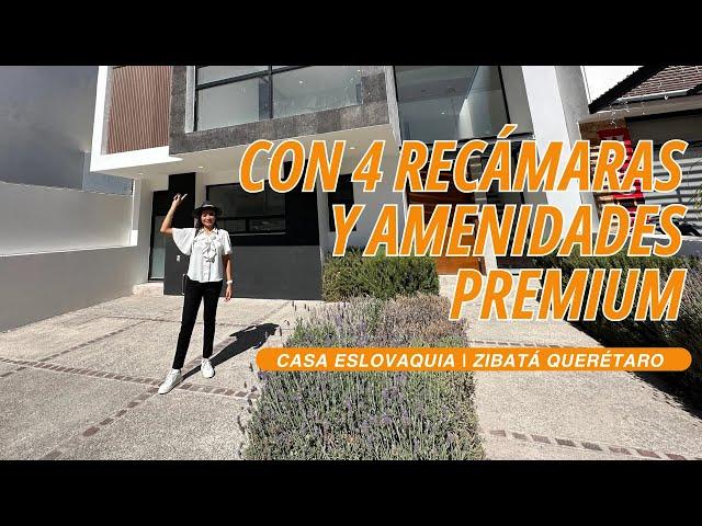 ¡4 RECÁMARAS y amenidades PREMIUM! Casa ESLOVAQUIA | $5,350,000 | Zibatá, Querétaro