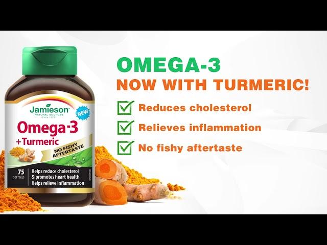 JAMIESON’S OMEGA-3 + TURMERIC