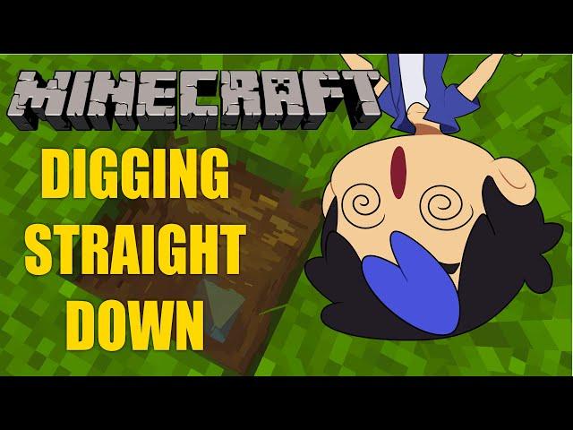 DIGGING STRAIGHT DOWN?! - Minecraft w/Aphmau and MacNcheeseP1z