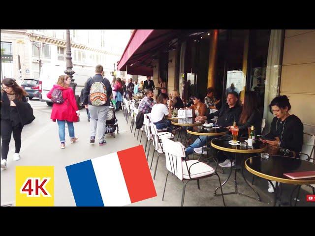 ⁴ᴷ Paris walking tour  around Palais Royal, France 4K