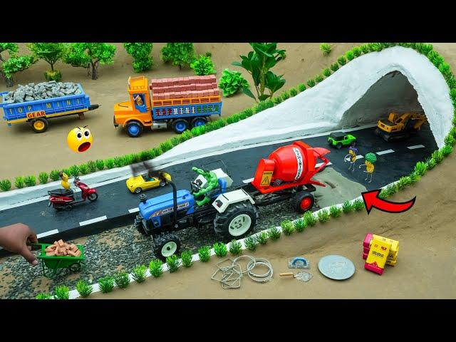 dyi mini tractor making underground tunnel road construction science project‪ | @topminigear