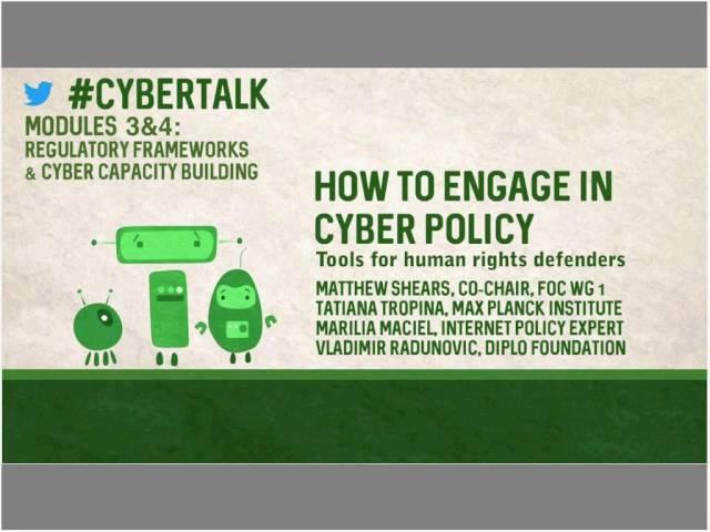 Q&A - Regulatory frameworks and Cyber capacity building