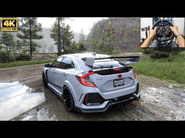 Honda Civic Type R | Forza Horizon 5 | Logitech g29 gameplay