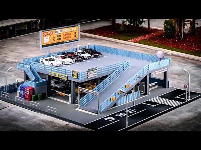 Two Storey Car Park Building 1/64 Diorama Review