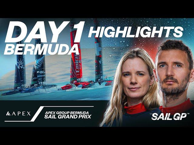 Day 1 Highlights // Apex Group Bermuda Sail Grand Prix | SailGP