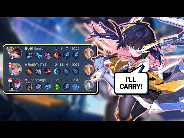 This Fighter Is So Strong That She Can Even Carry Feeders | Mobile Legends