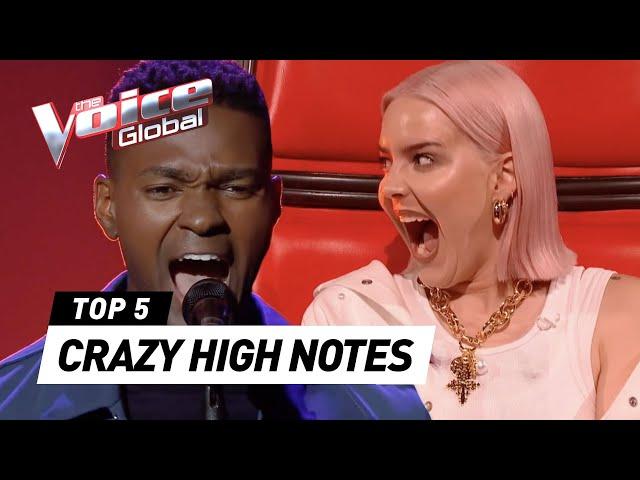 STUNNING HIGH NOTES in The Voice