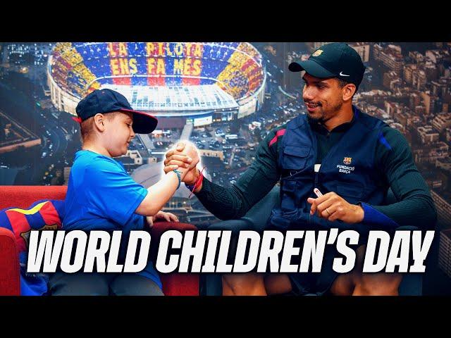 RONALD ARAUJO AND IAN SHOW US THE IMPORTANCE OF CHILDREN'S RIGHTS | FC Barcelona Foundation ️