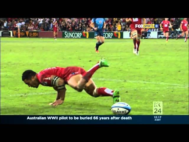 Flash-dancing rugby "try" - Digby Ioane