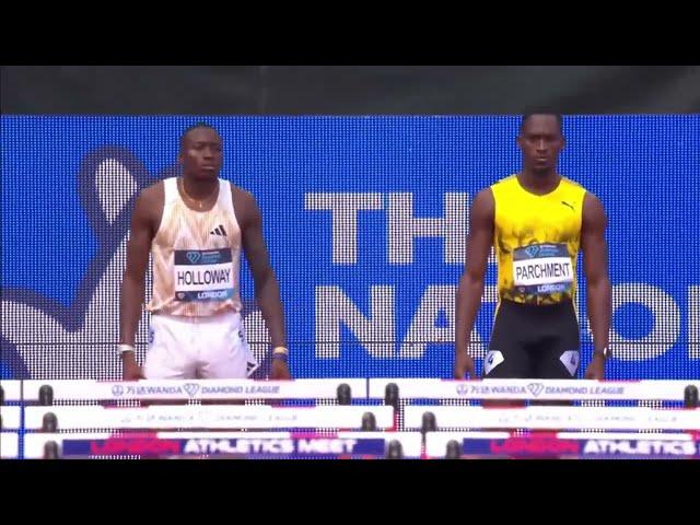 Grant Holloway wins men's 110m hurdles | London 2023