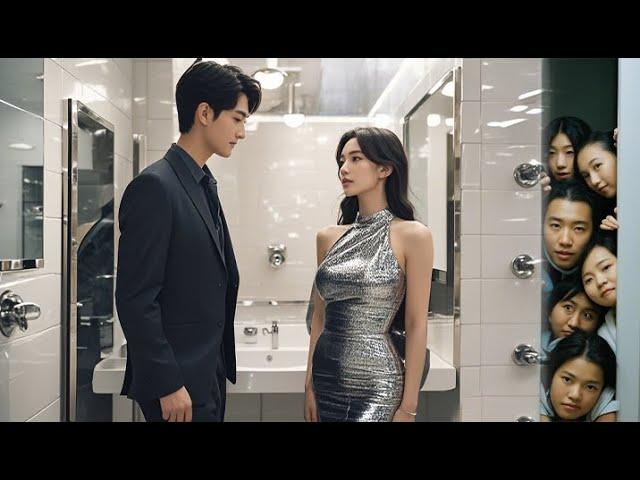 Shy moment! The billionaire CEO is dragged into a restroom by his domineering wife in public.