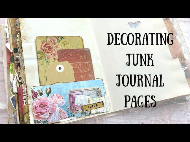 How to Make a Junk Journal Part 4 | Full Process of Decorating Junk Journal Pages