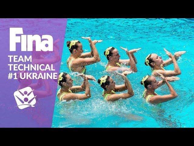 #1 Ukraine | Synchronized Swimming | Team Technical | Olympic Games Qualification (Rio de Janeiro)