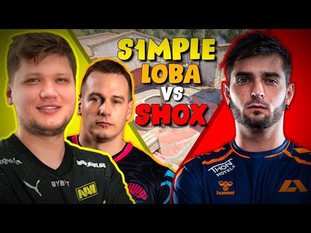 S1mple and Loba vs Shox - FPL CS2 Stream Battles