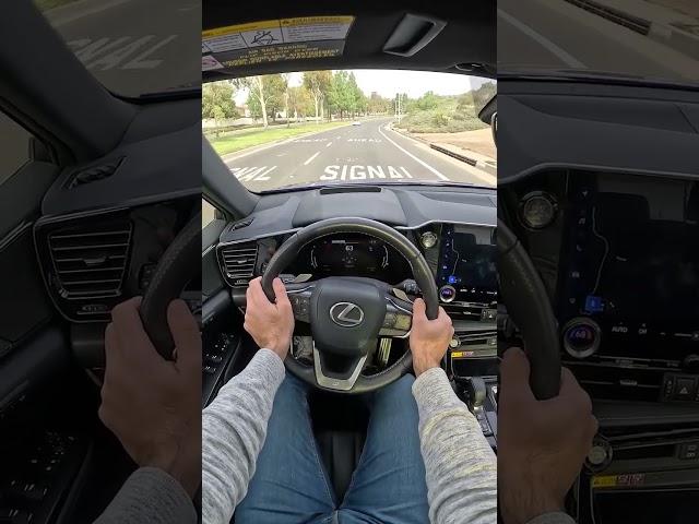 The 2022 Lexus NX 350 F-Sport Won't Win Any Drag Races (POV Drive #shorts)