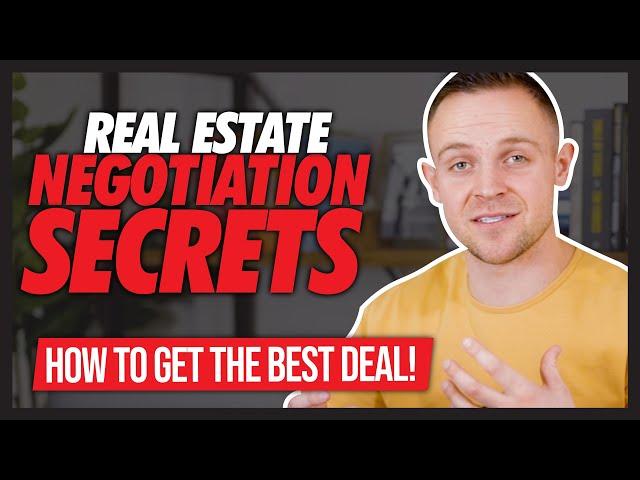 How To Negotiate A Real Estate Deal | Real Estate Investing