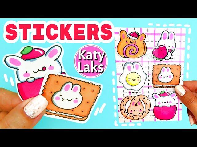 How to make Stickers at Home/Kawaii STICKERS